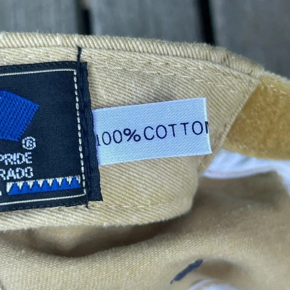 The Royal Oak Tan And Bleached Denim Baseball Cap - Picture 2 of 6